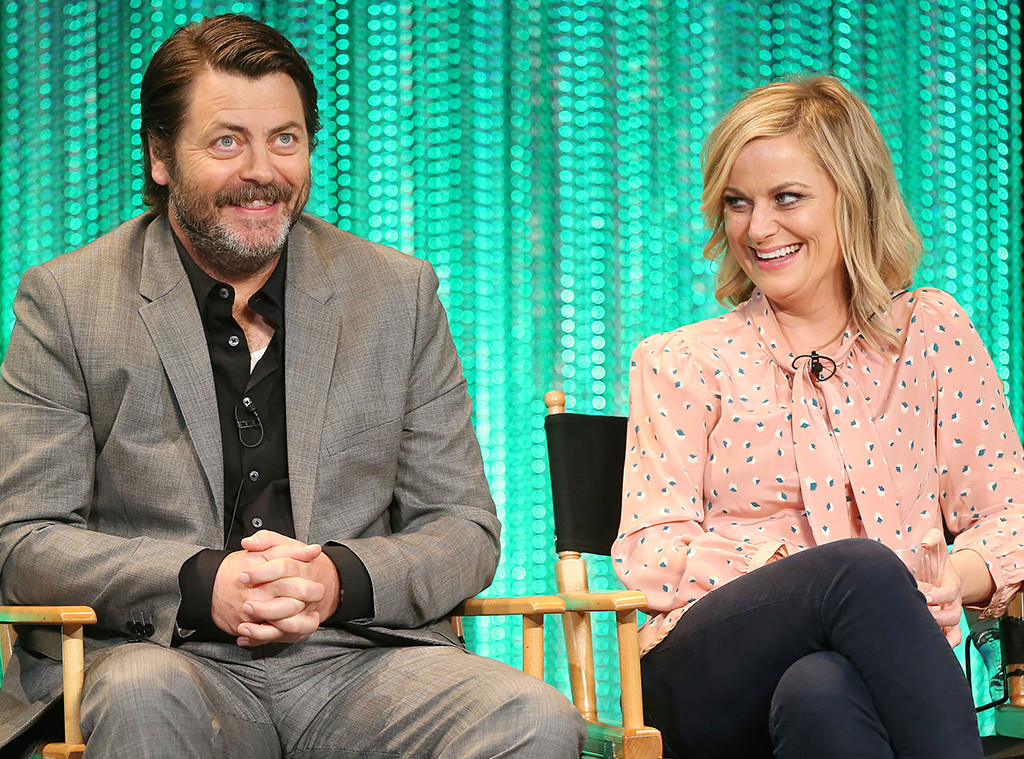 Nick Offerman, Amy Poehler Nick Offerman, Amy Poehler
